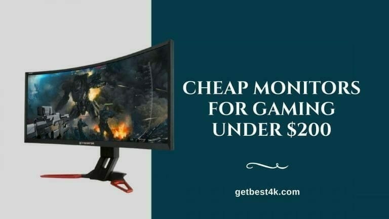 Cheap Monitors for Gaming Under $200