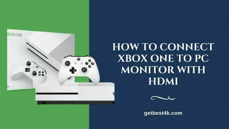 How to Connect Xbox One to PC monitor with HDMI