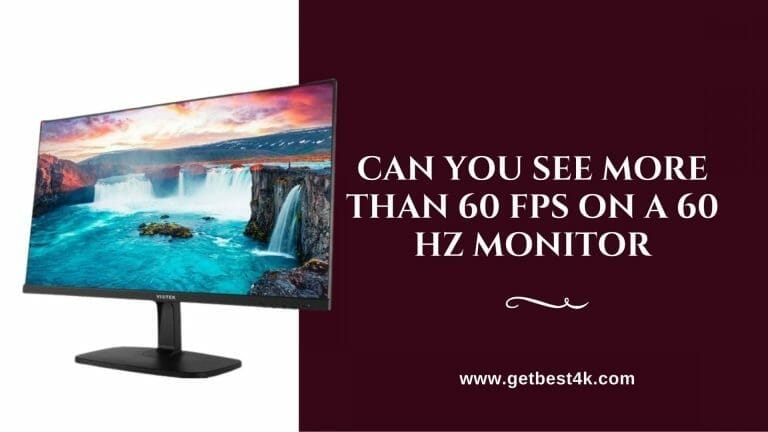 Can You See More Than 60 FPS on a 60 Hz Monitor