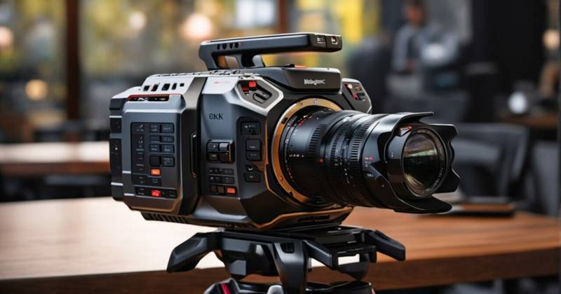 Default Blackmagic 6k pro on table 1