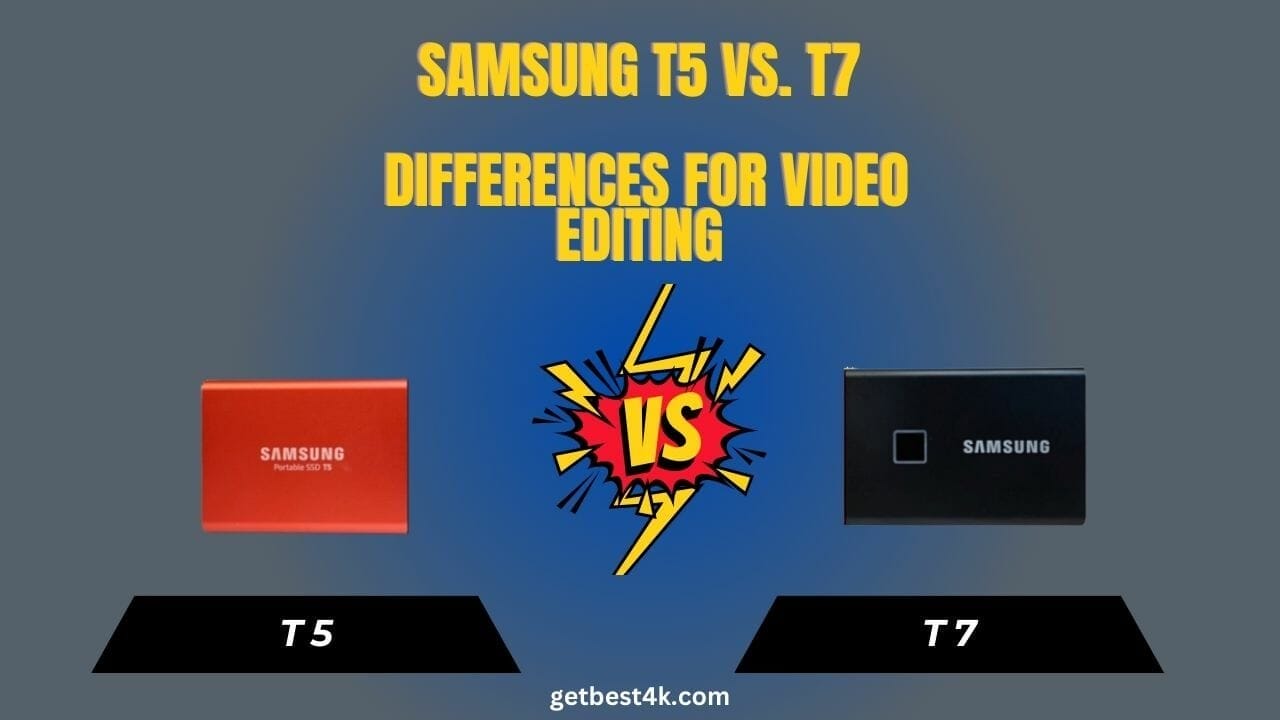 Dont waste your money on the wrong portable SSD for video editing. Read our Samsung T5 vs T7 comparison to find the perfect drive for your needs