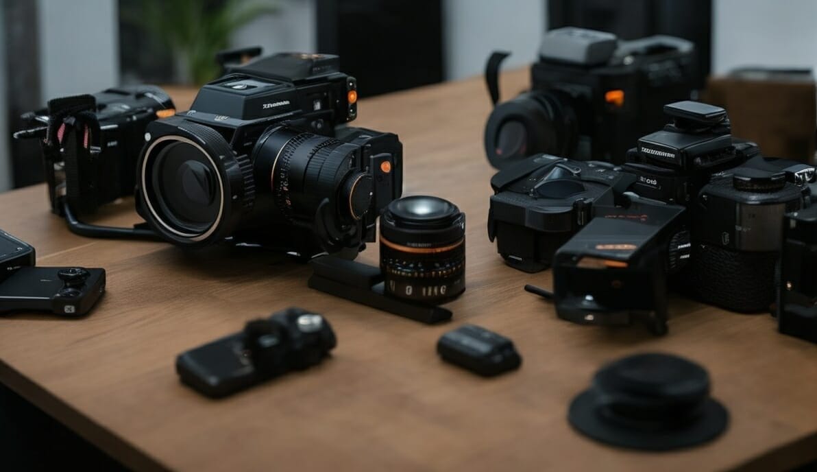 Default ON TABLE ALL BLACKMAGIC CAMERAS FROM OLD TO LATETHE ST 1